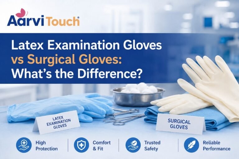 Latex examination hand gloves wholesaler in Ahmedabad